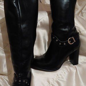 Black Block Heeled Boots